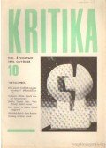 Almási Miklós és Diószegi András és Wéber Antal (szerk.) - Kritika 1970. október 10. szám