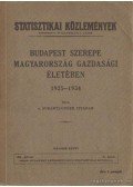 Surányi-Unger Tivadar - Budapest szerepe Magyarország gazdasági életében 1925-1934 II. kötet
