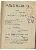 Fodor Ferenc,Bátky Zsigmond,Littke Aurél - Földrajzi közlemények XLVII. kötet I-X. füzet - XLVIII. kötet I-X. füzet
