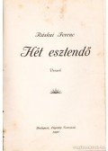 Pásztor József,Ráskai Ferenc - Romantika - Hét esztendő