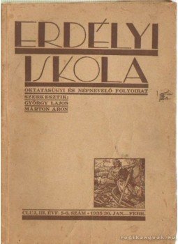 György Lajos, Márton Áron - Erdélyi Iskola 1935-36. jan.-febr. György Lajos, Márton Áron - Erdélyi Iskola 1935-36. jan.-febr., Cluj 1936 antikvár könyv
