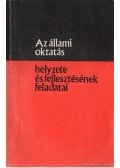 Tomori Lajos - Az állami oktatás helyzete és fejlesztésének feladatai