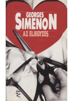 Georges Simenon - Az eljegyzés Georges Simenon - Az eljegyzés, Budapest 1992 antikvár könyv