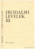 Szőcs Géza - Irodalmi levelek III.