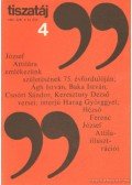 Vörös László - Tiszatáj 1980. április 34. évf. 4.