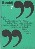 Vörös László - Tiszatáj 1984. július 38. évf. 7.