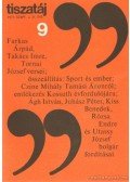 Vörös László - Tiszatáj 1977. szeptember 31. évf. 9.