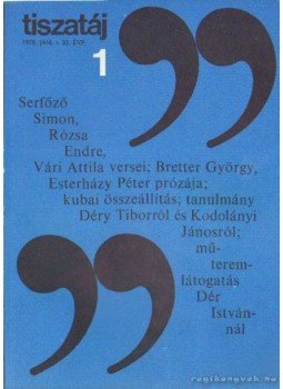 Vörös László - Tiszatáj 1979. január 33. évf. 1. Vörös László - Tiszatáj 1979. január 33. évf. 1., 1979 antikvár könyv