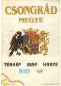 Hámonné Víg Ágnes (szerk.) - Csongrád megye térkép (1:200000)