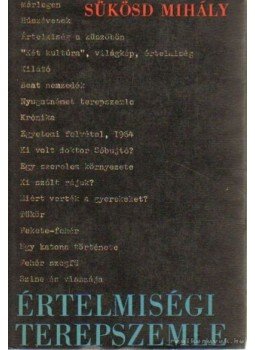Sükösd Mihály - Értelmiségi terepszemle Sükösd Mihály - Értelmiségi terepszemle, Budapest 1969 antikvár könyv