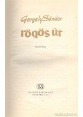 Gergely Sándor - Rögös út