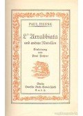 Heyse, Paul - L' Urrabbiata und andere Novellen