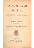 Burián János - Latin-magyar szótár