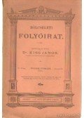 Dr. Kiss János - Bölcsészeti folyóirat 1889. II. füzet