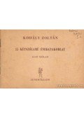 Kodály Zoltán - 55 kétszólamú énekgyakorlat - alsó szólam