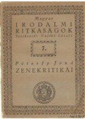 Péterfy Jenő - Péterfy Jenő zenekritikái