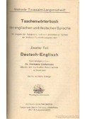 Dr. Lindemann, Hermann - Taschenwörterbuch der englischen und deutschen Sprache - Zweiter Teil: Deutsch-Englisch