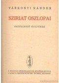 Várkonyi Nándor - Sziriat oszlopai