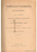Fodor József,Paszlavszky József,Szily Kálmán - Természettudományi közlöny XVIII. kötet