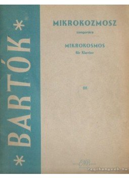 Bartók Béla - Mikrokozmosz zongorára Bartók Béla - Mikrokozmosz zongorára, Budapest 0 antikvár könyv