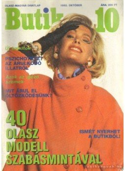 Moldován Katalin - Butik 1992. október Moldován Katalin - Butik 1992. október, Budapest 1992 antikvár könyv