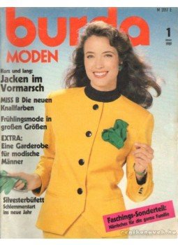 Susanne Reinl (szerk.), Ingrid Küderle (szerk.) - Burda Moden 1989/1 Susanne Reinl (szerk.), Ingrid Küderle (szerk.) - Burda Moden 1989/1, Offenburg 1989 antikvár könyv