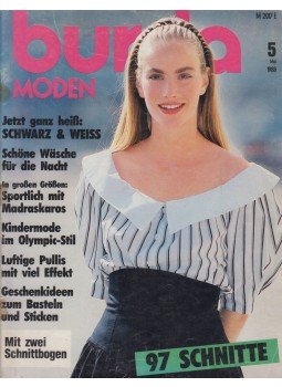 Susanne Reinl (szerk.), Ingrid Küderle (szerk.) - Burda Moden 1988/5. Mai (német) Susanne Reinl (szerk.), Ingrid Küderle (szerk.) - Burda Moden 1988/5. Mai (német), Offenburg 1988 antikvár könyv