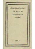 Gaal György - Összehasonlító irodalomtörténelmi lapok