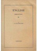 Bíró Lajos Pál - English Analytical System III.
