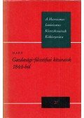 Marx - Gazdasági-filozófiai kéziratok 1844-ből