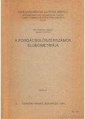 Dr. Drahos István - A forgácsolószerszámok élgeometriája 1975