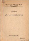 Dabóczy István - Műagyagok hegesztése