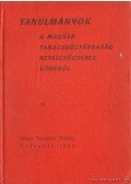 Simon Gyula - Tanulmányok a Magyar Tanácsköztársaság nevelésügyének köréből