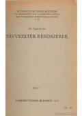 Vágó István - Távvezeték rendszerek