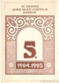 Koszorús Oszkár - Az Orosházi Juhász Balázs Gyűjtőklub évkönyve 1984-1985.