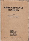 Heller Farkas - Közgazdasági lexikon