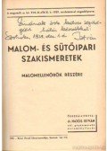 Dr. Hajós István - Malom- és sütőipari szakismeretek