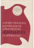 Nyirő József - A Szovjet Szocialista Köztársaságok Szövetségének alkotmánya