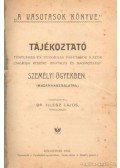 Dr. Filesz Lajos - A vasutasok könyve Tájékoztató