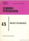 Beck Ferenc - Menetidomszer