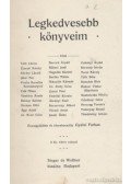 Több szerző,Gyalui Farkas (szerk.) - Legkedvesebb könyveim