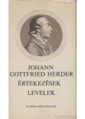 Herder, Johann Gottfried - Értekezések - Levelek