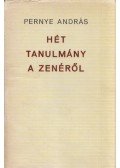 Pernye András - Hét tanulmány a zenéről
