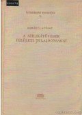 Dr. Korányi György - A szilikátüvegek felületi tulajdonságai