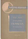 Győry János,Zigány Miklós - Rendszeres francia nyelvtan