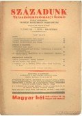 Vámbéry Rusztem- Varró István - Századunk 1930. október 8. szám