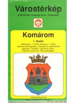 KERESZTY ANDRÁS GYÖRGY - Komárom várostérkép (1:20 000) KERESZTY ANDRÁS GYÖRGY - Komárom várostérkép (1:20 000), Budapest 0 antikvár könyv