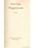 Bihari Klára - Magányosok