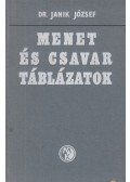 Dr. Janik József - Menet- és csavartáblázatok