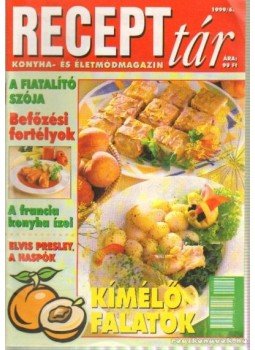 Bayer József - Recepttár 1999/6 Bayer József - Recepttár 1999/6, Budapest 1999 antikvár könyv